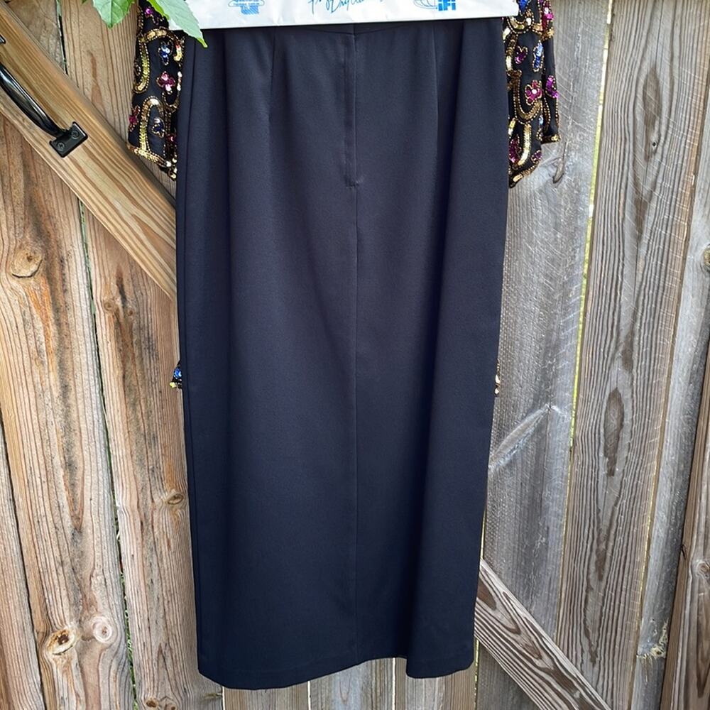 Beaded Formal Top and Long Skirt set Size 12 Vintage - Picture 5 of 7